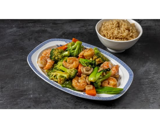 Shrimp w. Mixed Vegetables - 杂菜虾 (GF)
